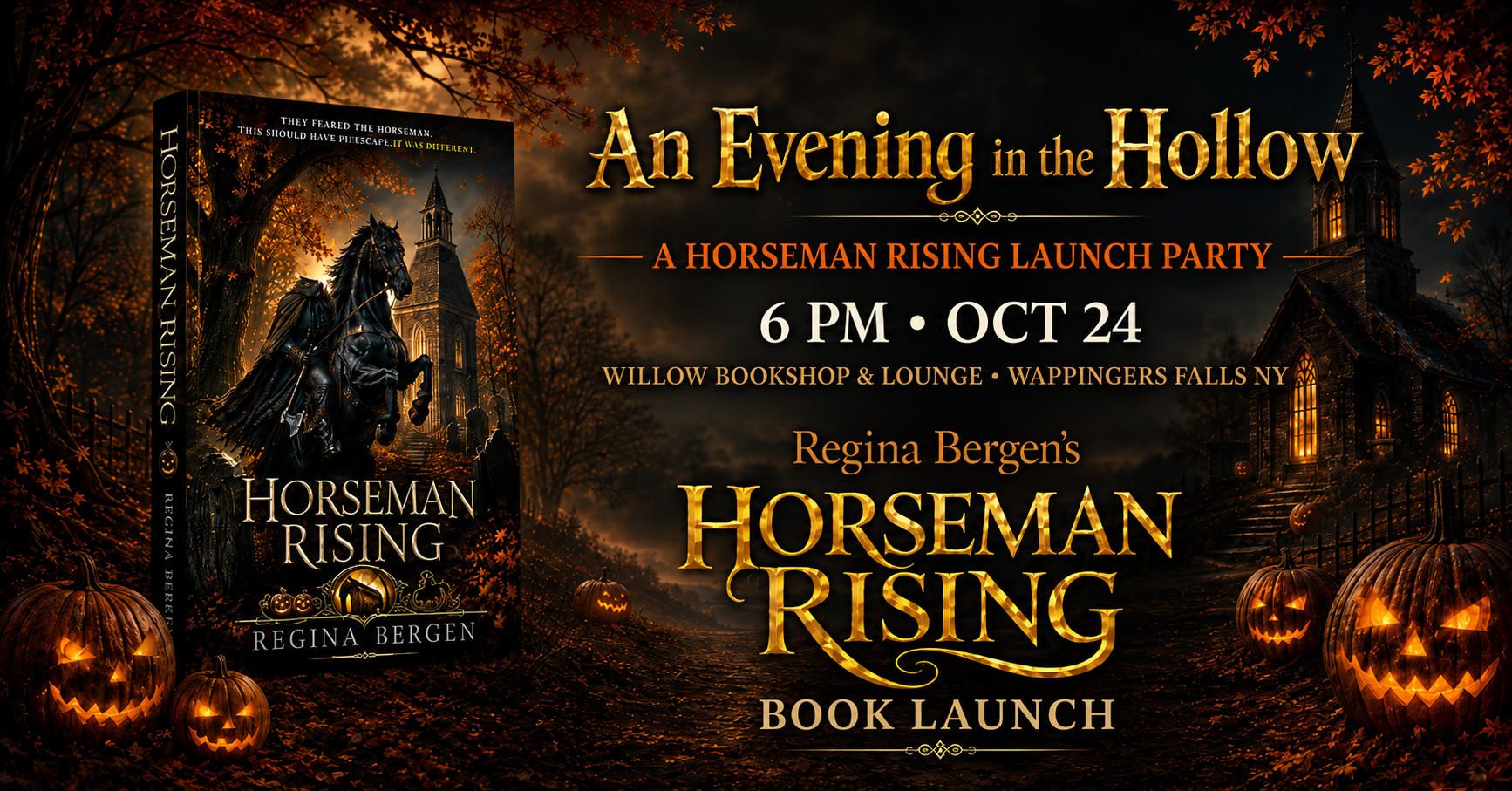 An Evening in the Hollow at Willow Bookshop and Lounge on October 24