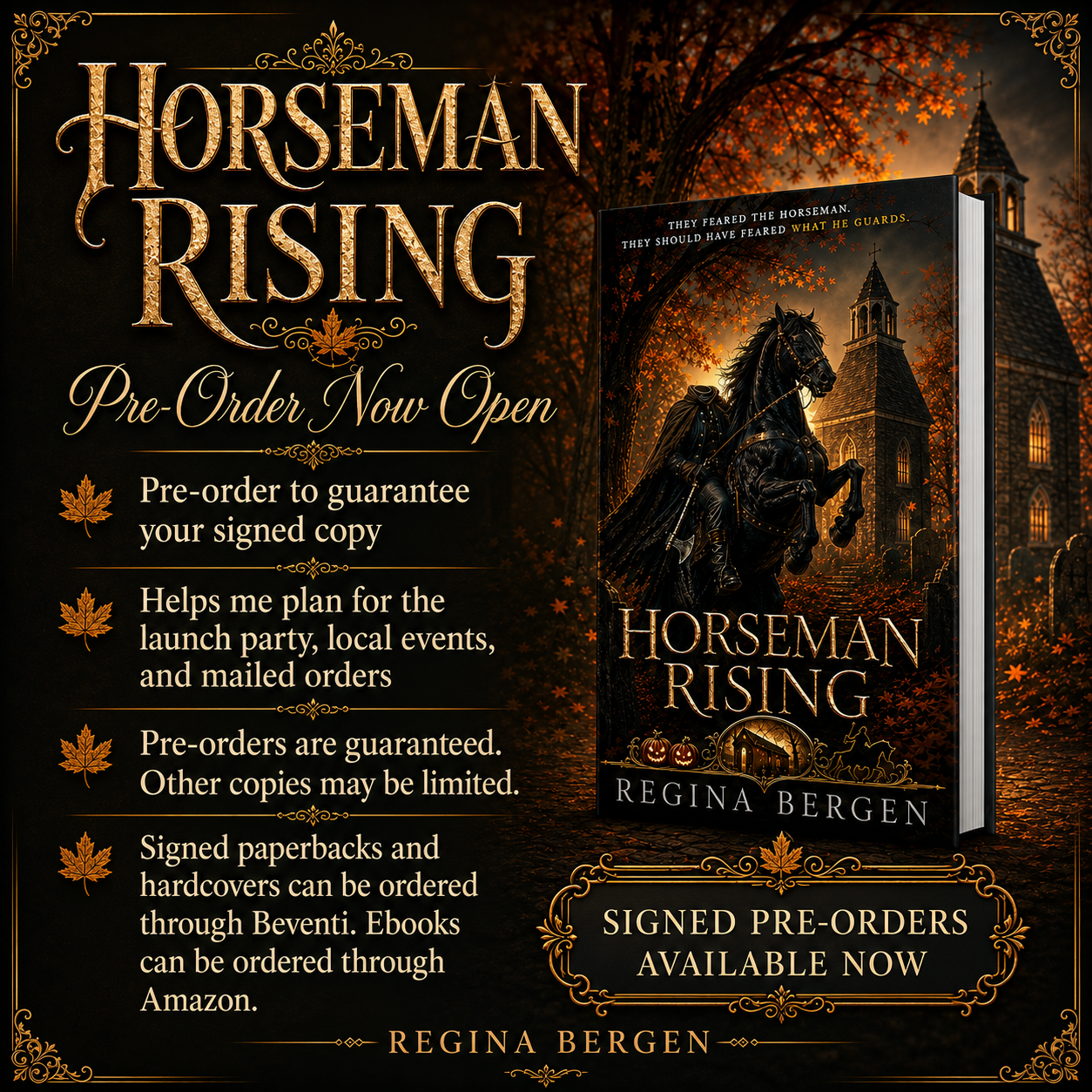 Horseman Rising signed pre-orders are available now